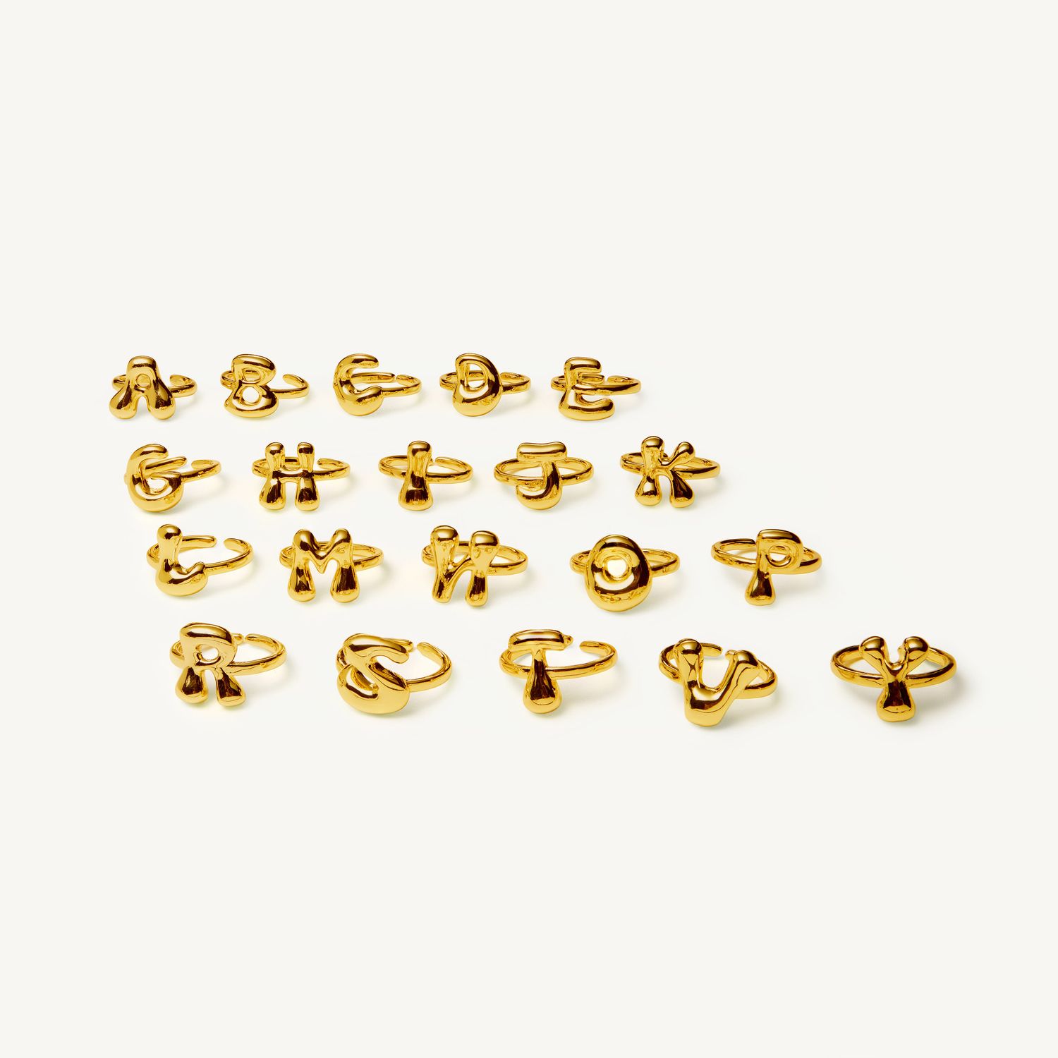 Кольцо My ABC Ring - Gold