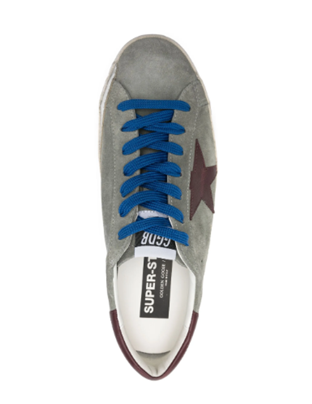 Кеды Мужские Golden Goose кеды Super-Star blue shoelaces