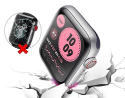 Пленка защитная на экран с черной рамкой для часов Apple Watch размером 44 мм, серии 4, 5, 6 и SE