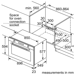 Электрический духовой шкаф Bosch VGD553FB0
