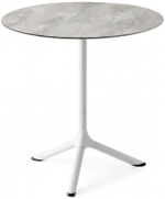 Стол ламинированный обеденный складной Scab Design Tripe Folding, белый, каменный
