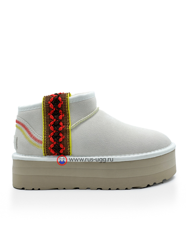 ULTRA MINI BRAID PLATFORM White