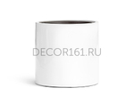Кашпо TREEZ Effectory Gloss Цилиндр Белый глянцевый лак в-31 см, д-31 см 41.3320-05-038-WH-31