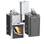 Дровяная печь для бани ЕРМАК 16-ПС Элит