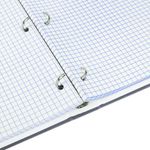 Тетрадь на кольцах БОЛЬШАЯ А4, 215х305 мм, 100 л., твердый картон, клетка, BRAUBERG, "Винтаж", 405410