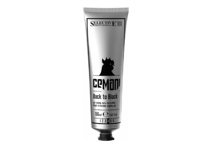 CEMANI Гель "Back to black" для укладки со смываемым черным пигментом, 150 мл
