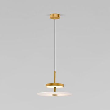 Светодиодный подвесной светильник с мраморным рассеивателем LED 21W 3000К 40345 LED латунь Thasos Eurosvet