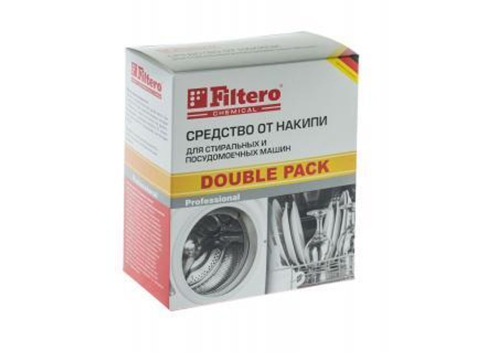 Filtero Double Pack арт 611 Средство от накипи д/ПММ и СМ