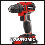 Дрель-шуруповерт 18V Einhell PXC TE-CD 18/40 Li BL, бесщеточная 2хАКБ 2Ач и ЗУ