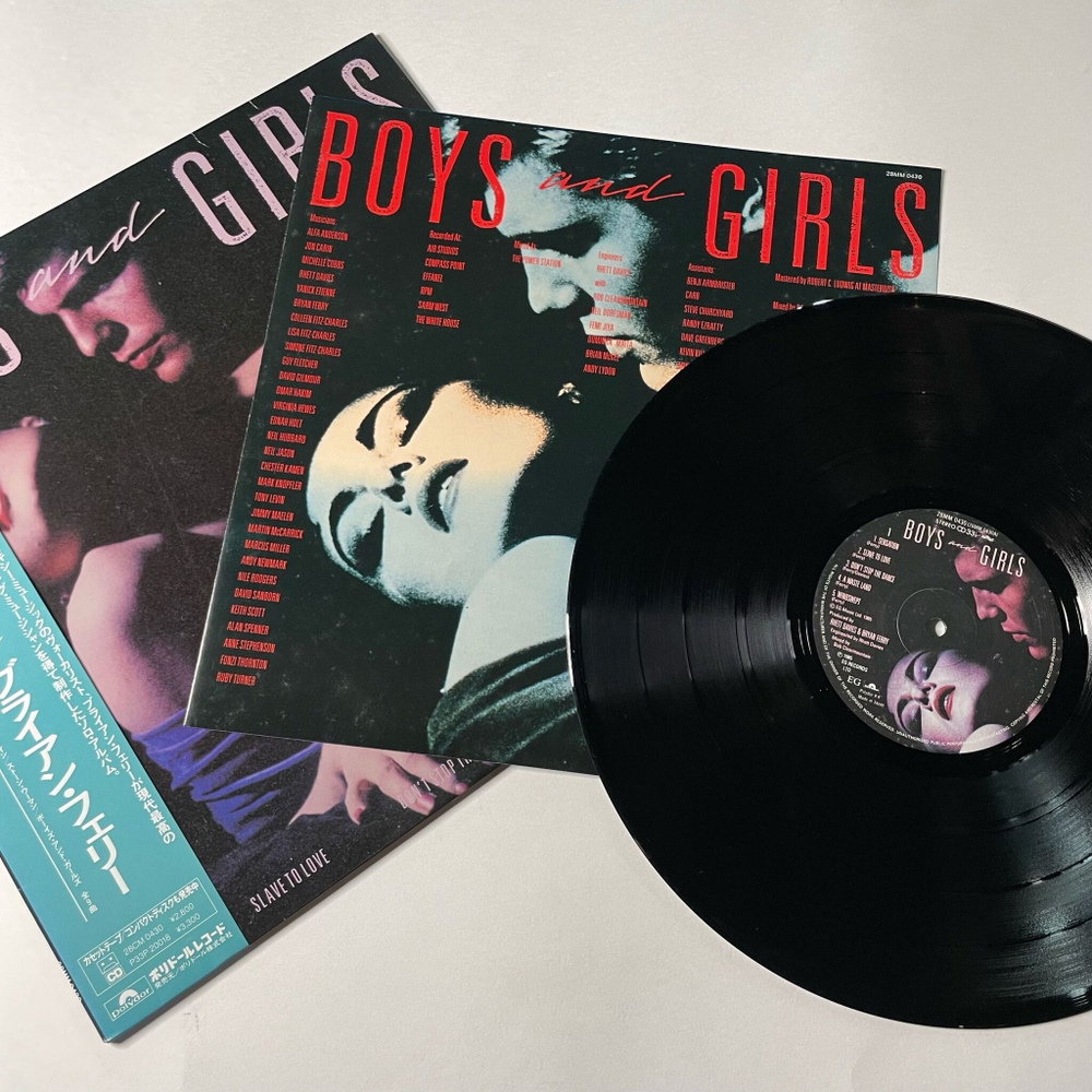 Винтажная виниловая пластинка LP Bryan Ferry Boys And Girls (Japan 1985) (Obi)