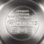 Чайник нерж, 3 л, свист, мат, ручк с силик покр, Daniks, индукц, изумруд, DSC-8805