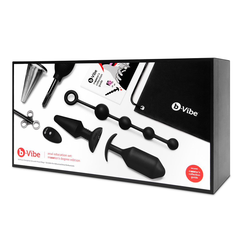 b-Vibe набор анальных игрушек MASSTER'S DEGREE SET