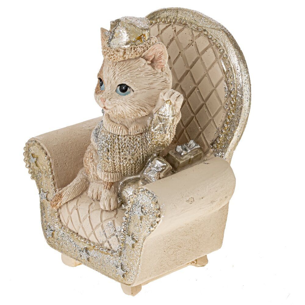 GAEM Фигурка декоративная "Кошка", L9,5 W7 H12 см