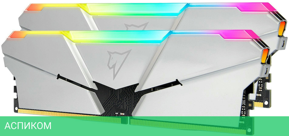 Оперативная память Netac Shadow RGB DDR4 2x8GB (NTSRD4P36DP-16SC)