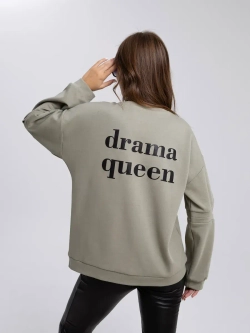 Свитшот с принтом Drama queen