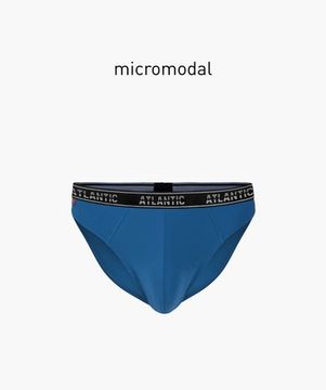 Мужские трусы слипы спорт из микромодала Atlantic MP-1562, деним