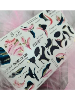 Набор слайдеры 2шт Lucky Rose. Foil 110, 111