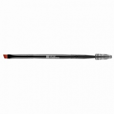 Кисть для бровей скошенная, двойная, Lucas Cosmetics