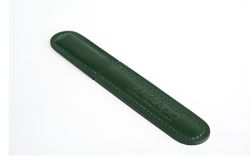 Канцелярский нож с ножнами BUVARDO БИЗНЕС из кожи цвет ЗЕЛЕНЫЙ