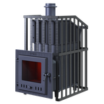 Чугунная печь для бани Гроза 18 (М) Ураган