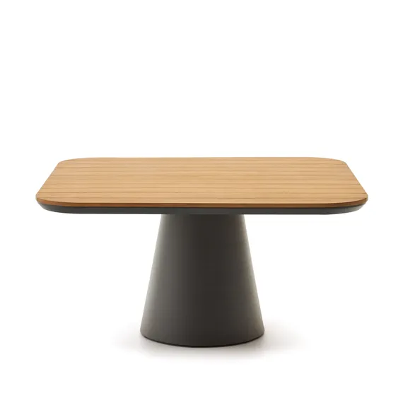 Уличный стол Tudons, 148х148 см, со столешницей из тика