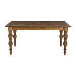 Стол обеденный 200х100 Лэйквью винтажный из массива сосны