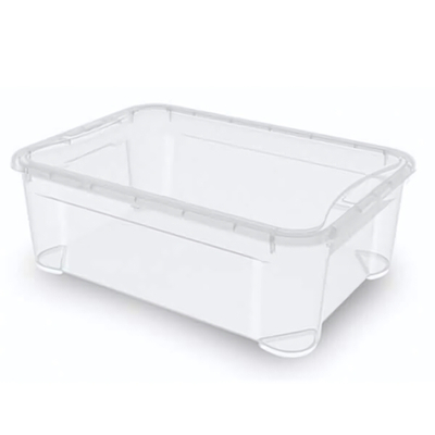 Ящик универсальный "кристалл м" 555х390х190 мм, 31л (бесцветный)