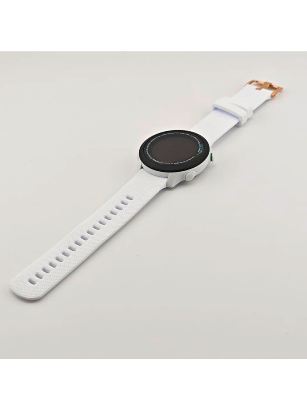 Ремешок Quick Release 20 мм для Garmin Forerunner 55/245/645, Venu, Venu Sq, Venu 2 Plus, Vivoactive 3, Vivomove быстросъемный пряжка золото (белый)