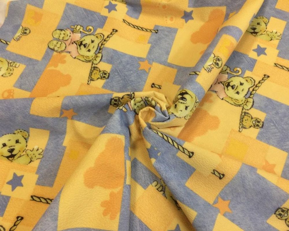 Флок мишки желтые