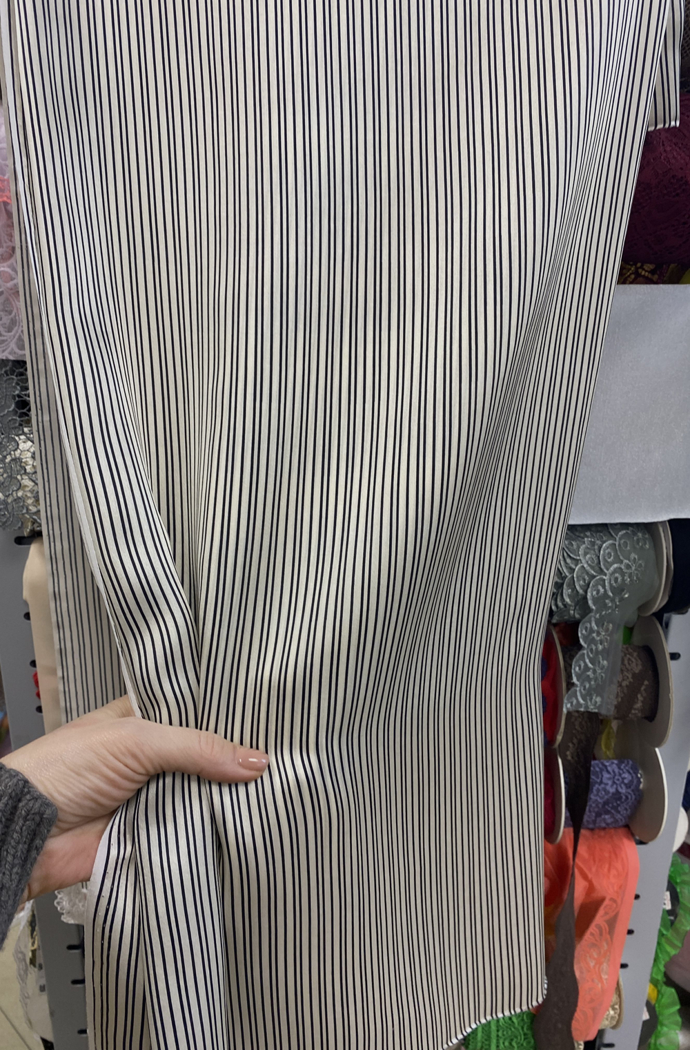 Ткань натуральный шелк 100% (Италия) ш-135см цена за 0,9м