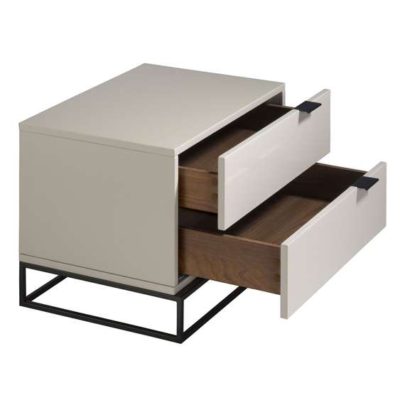 Прикроватная тумбочка Angel Cerda Estetico 7004, жемчужно-серая