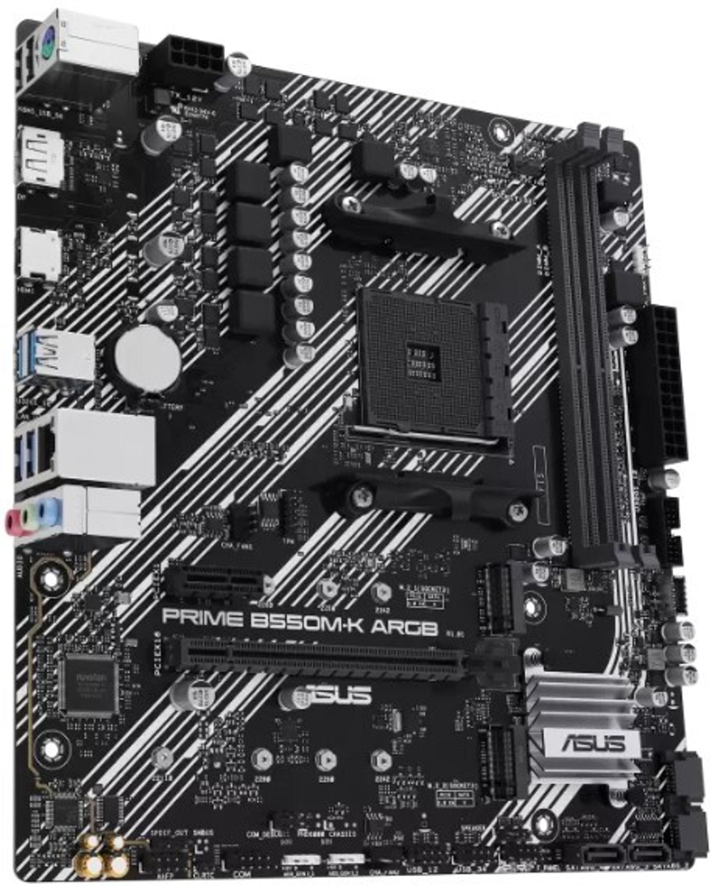 Материнская плата mATX ASUS PRIME B550M-K ARGB