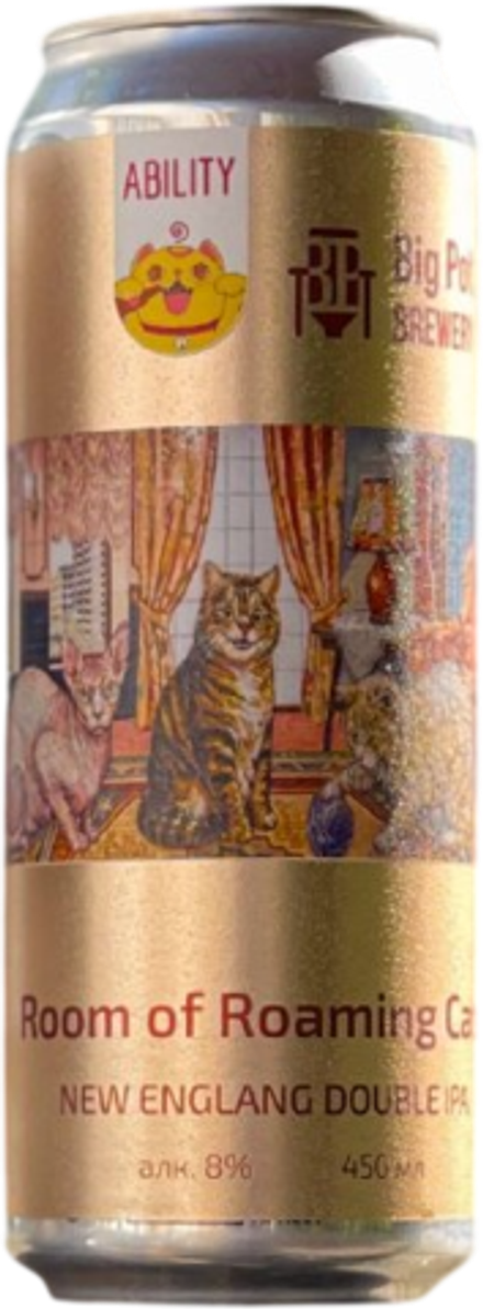Пиво Абилити Брюин Проджект Рум Оф Роминг Катс / Ability Brewing Project Room of Roaming Cats 0.45 - банка
