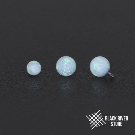 Ball Prongless 3мм/4мм IG Opal #16