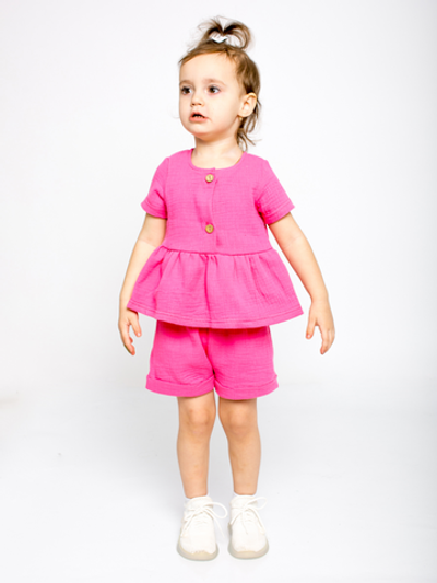 Костюм "Миюша-3", размер 122, малиновый (Ивашка)