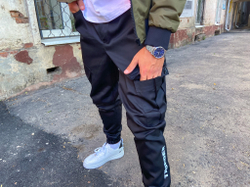 Брюки BLK CROWN Thunder Logo Black