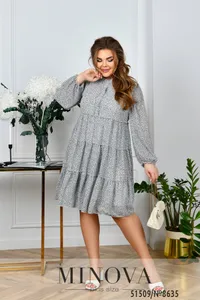 Платье 8635-белый Minova