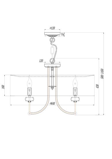 Подвесной светильник Maytoni ARM006PL-08G