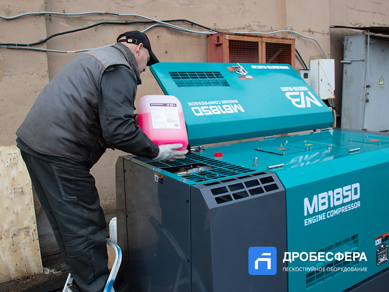 Дизельный компрессор MASTER BLAST MB185D+ АС
