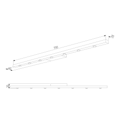 Светильник настенный светодиодный Artline титан 40162/LED