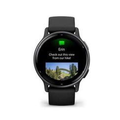 Умные часы Garmin Vivoactive 5 черные с серым безелем и силиконовым ремешком
