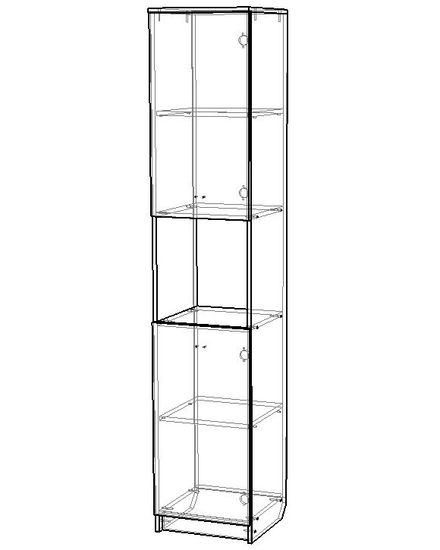 Шкаф КВИНС-7 правый