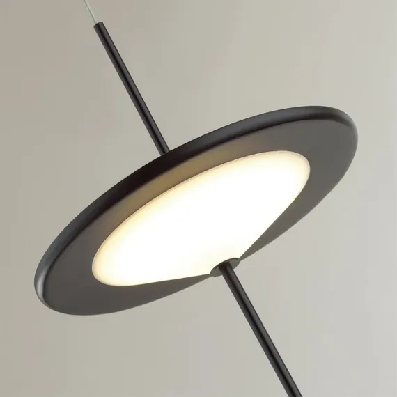 5012/10L L-VISION ODL23 389 черный/белый матовый металл/акрил Подвес LED 10W 3000K STEKA