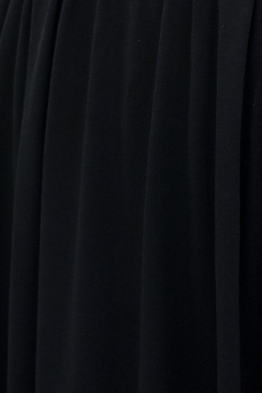 Тонкий хлопковый трикотаж чёрного цвета (136 г/м2)