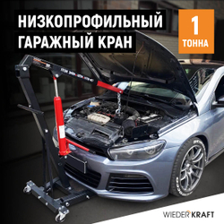 WDK-83201 Кран гаражный, низкопрофильный г/п 1 тонна