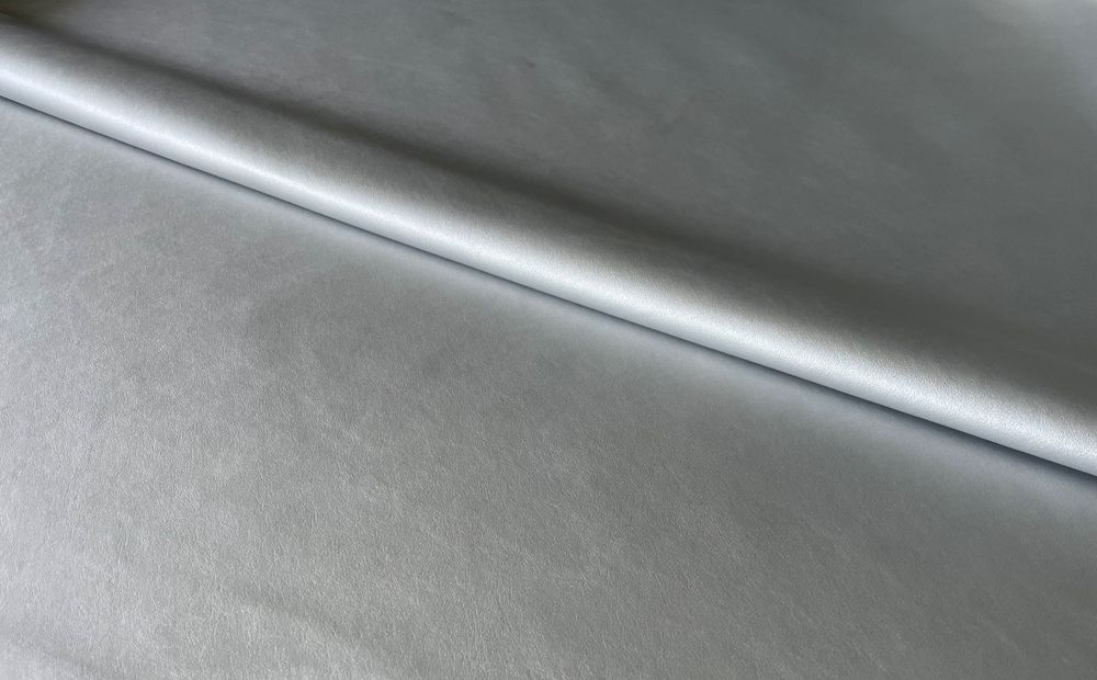 Искусственная кожа  Паоло серебро