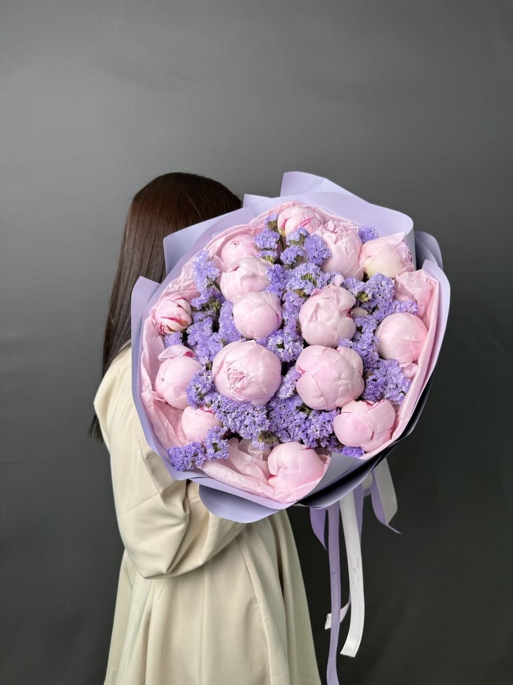 Авторский букет с пионами «Мечта»