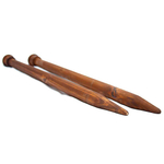 Деревянные спицы для вязания из древесины сосны 35мм/700мм. N17