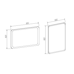Зеркало настенное Лагуна