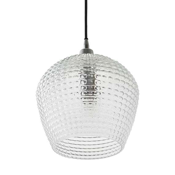 Светильник подвесной aurora, D24 см, прозрачный